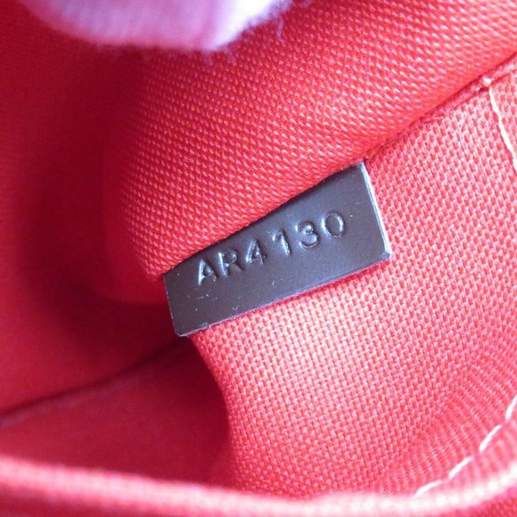 LOUIS VUITTON Thames PM Shoulder Bag N48180 Damier canvas Brown Ebene Used - Picture 9 of 12